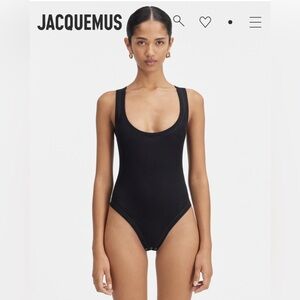 Jacquemus Gros Gain Bodysuit - Black